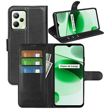 Чохол-книжка Litchie Wallet для Realme C35 Black