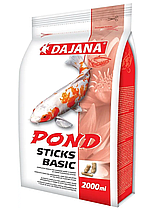 Корм для риб білі палички DAJANA POND STICK BASIC (4кг)