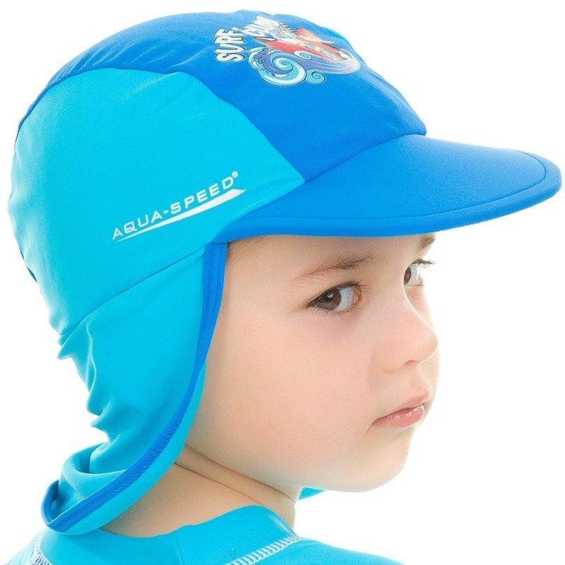 Кепка солнцезащитная Aqua Speed SURF-CLUB CAP 2040 синий, голубой дит 110см DR-11 - фото 1 - id-p1879006122