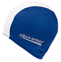 Шапка для плавания Aqua Speed POLYESTER CAP 5764 синий, белый Уни OSFM DR-11