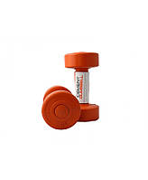 Гантели пластиковые пара LiveUp CEMENT DUMBELL DR-11