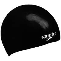 Шапка для плавания Speedo MOULDED SILC CAP JU черный ребенок OSFM DR-11