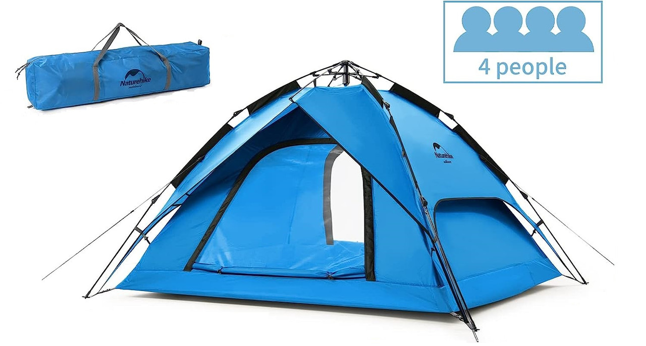 Намет чотиримісний автоматичний Naturehike NH21ZP008 (Blue)