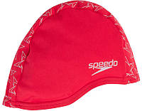 Шапка для плавания Speedo BOOMSTAR END+CAP AU красный, белый Уни OSFM DR-11