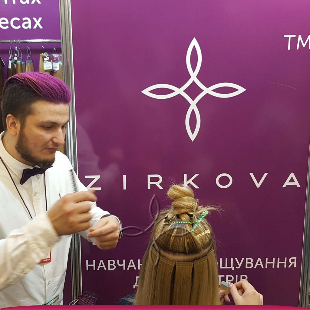 Корекція Стрічкового Нарощування Волосся в Києві (Холодне Нарощування) 40 стрічок