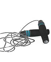 Скакалка скоростная тяжелая LiveUp JUMP ROPE KU-22