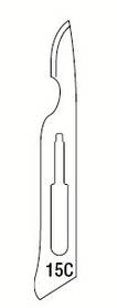 Лезвия для скальпеля (брюшистый), соединение №3, Medesy 3635/15С