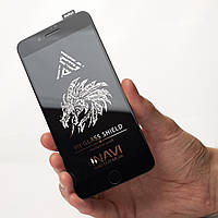 Захисне скло INAVI PREMIUM для iPhone 6 чорний