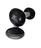 Гантели виниловые пары LiveUp VINYL DUMBBELL EGG HEAD DR-11