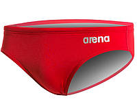 Плавки-слепы для парней Arena TEAM SWIM BRIEFS SOLID красный, белый детский 140см DR-11