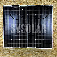 Гибкая солнечная панель DOKIO монокристаллическая 200Вт DFSP-100MX2