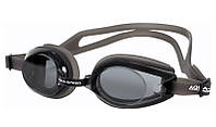 Очки для плавания Aqua Speed AVANTI 007-07 черный, серый Уни OSFM KU-22