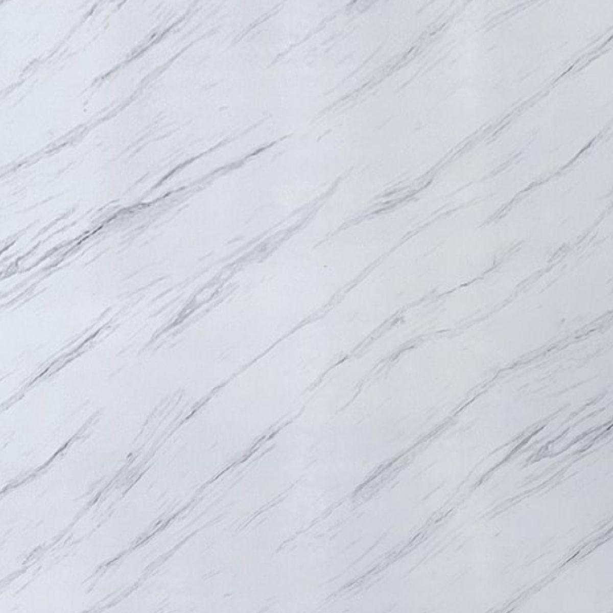 Декоративная ПВХ плита греческий белый мрамор 600*600*3mm (OS-KL8038) (S) GL-55 - фото 1 - id-p1879022994