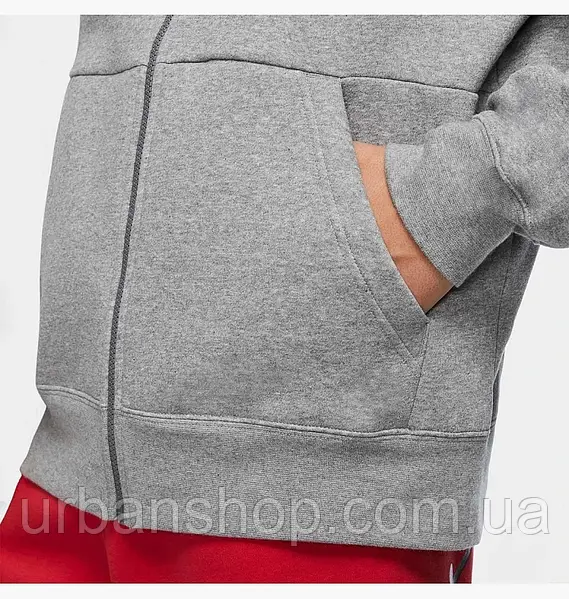 Nike air fleece full zip hoodie grey outlet