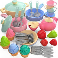 Набір кухонного посуду та приладдя 7723 ігровий набір дитячий Технок