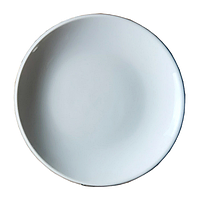 Тарелка круглая керамическая белая 16,8см | СНТ