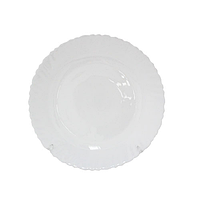 Тарелка плоская круглая белая (стеклокерамика) Ø7.5см | СНТ
