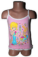 Топік дитячий для дівчинки подвійний рюшик (від 1 до 4 років)