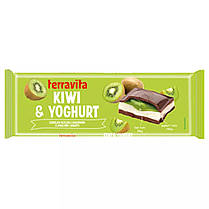 Шоколад Молочний Terravita Kiwi & Yoghurt Ківі та Йогурт 235 г Польща