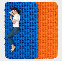 Килимок надувний двомісний Naturehike FC-11 NH19Z055-P (Orange), фото 4