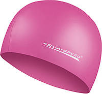 Шапка для плавания Aqua Speed MEGA 100-27 темно-розовый Уни OSFM GL-55