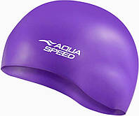 Шапка для плавания Aqua Speed MONO 6193 фиолетовый Уни OSFM GL-55