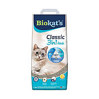 Наповнювач для котячого туалету Biokats Classic Fresh 3in1 Cotton Blossom 10 кг (бентонітовий)