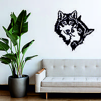Декоративное настенное Панно "Волки" , Декор на стену