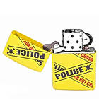 Запальничка Zippo 28060 POLICE CAUTION жовта 28060, фото 2