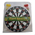 Игра спортивнная дартс мишень, на шесть дротиков. NN62015, фото 2