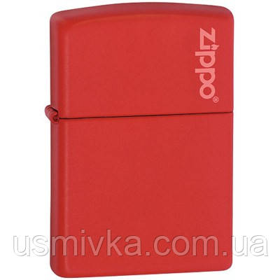 Бензинова запальничка Zippo 233 ZL RED MATTE (Червона матова).