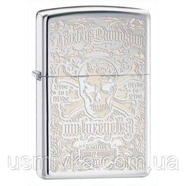 Запальничка Zippo 28229 ENGINE TURN STAR сіра 28229