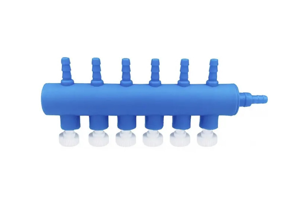 Розподільник, AQUAXER Blue гребінка, 6 виходів