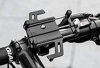 Велосипедный кронштейн держатель телефона алюминиевый (устройства 55-95мм 3.5"-7.2")