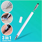 Стилус SP2 універсальний 3в1 для планшета/смартфона. Стилус-ручка для сенсорних екранів, фото 10