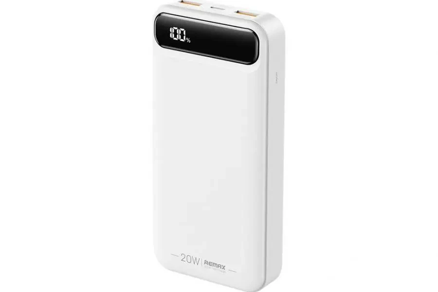 А МОЩНАЯ БАТАРЕЯ 20000 mAh Power Bank Быстрая зарядка (White)