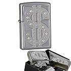 Запальничка Zippo 20904 Dollar сіра 20904, фото 3