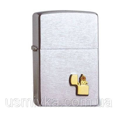 Запальничка Zippo 300.003 LIGHTER EMBLEM сіра 300003, фото 1