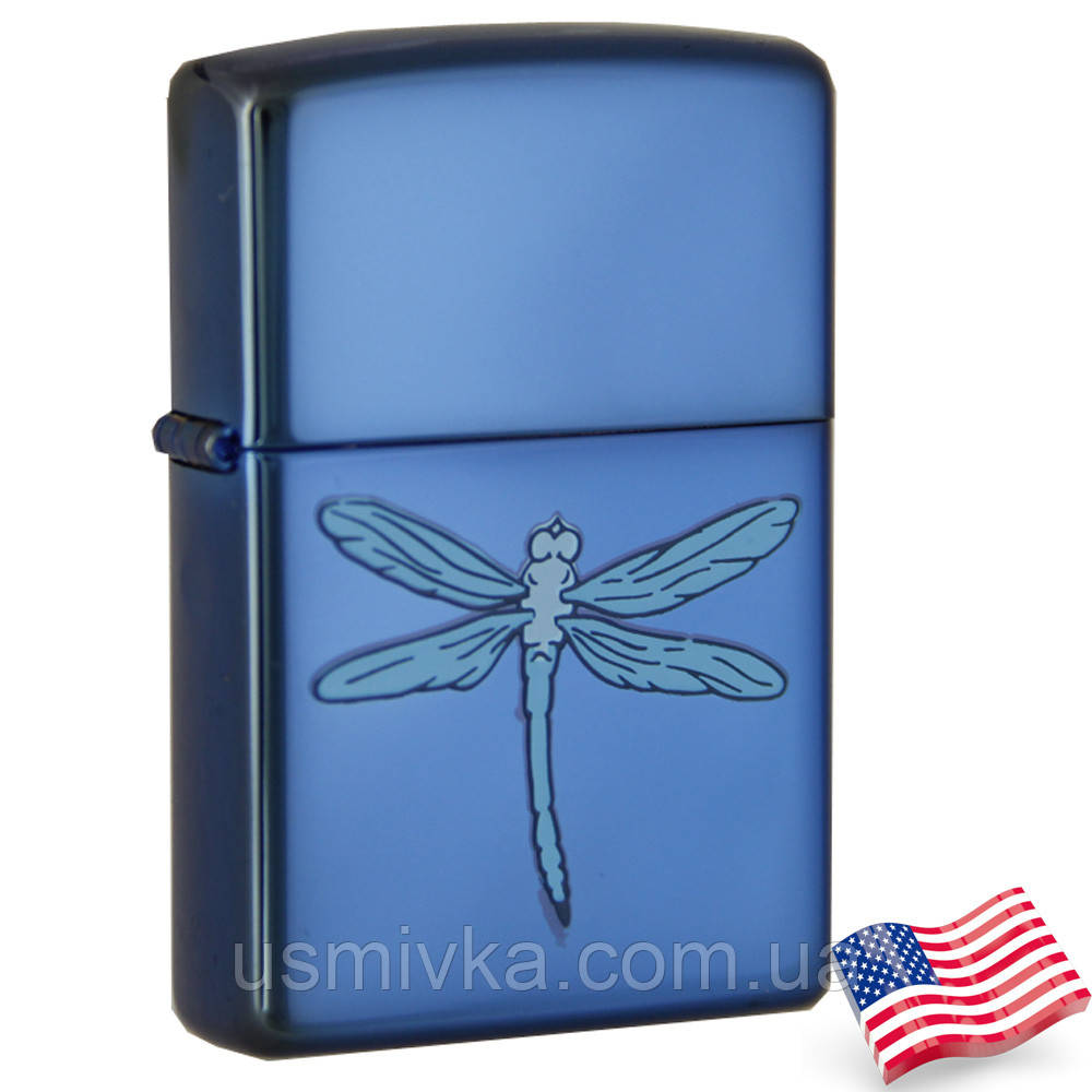 Запалювала Zippo 21041 Dragonfly синя 21041