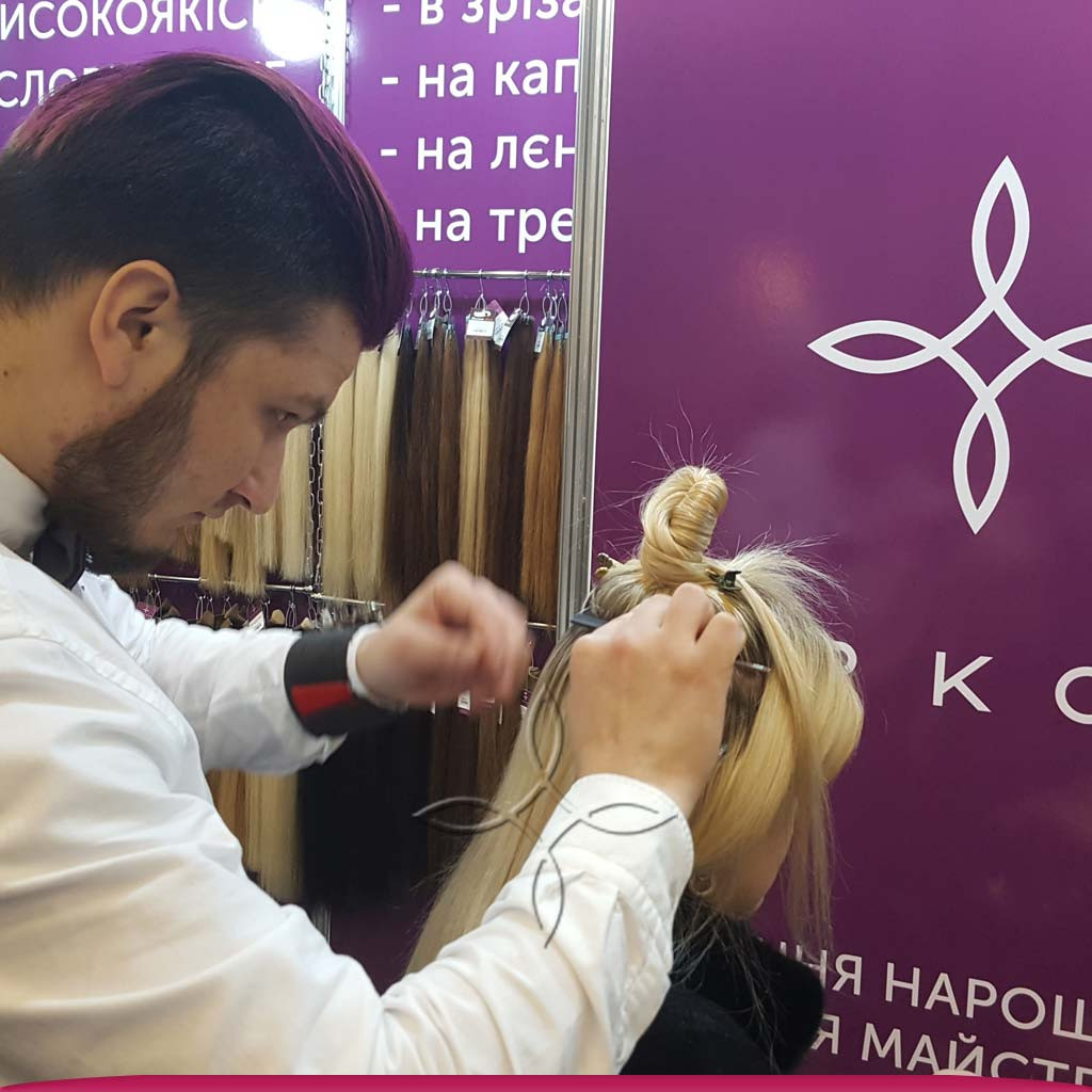 Нарощування Волосся в Києві за Італійською Технологією 100 капсул