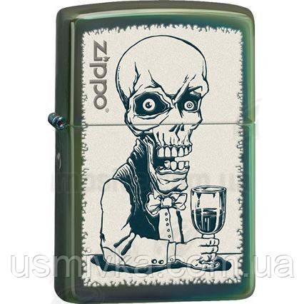Бензинова запальничка Zippo 28679 Skeleton Bartender., фото 1