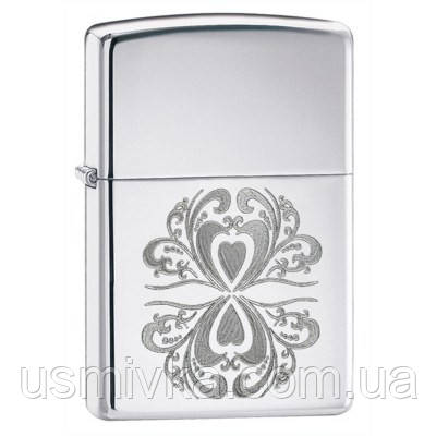 Запалювала Zippo 28050 MIRRORED HEARTS