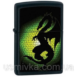 Запальничка Zippo 28135 BS TRIPTYCH DRAGON чорна 28135