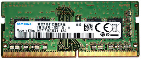Оперативна пам'ять для ноутбука Samsung DDR4 8Gb 1Rx16 PC4-2400T, б/в, фото 1