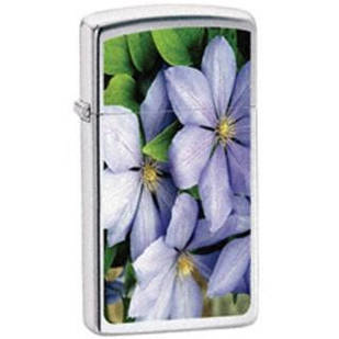 Запальничка Zippo 24525 Purple Petals сіра 24525