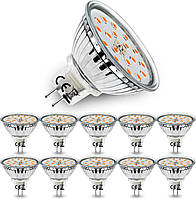 Светодиодные лампы Allesgute 5W GU5.3 LED MR16 3000K 10штук Уценка