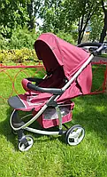 Прогулочная коляска детская CARRELLO Vista CRL-8505 Ruby Red цвет марсала
