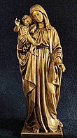 Скульптура Матері Божої з немовлям 43 см з полімеру