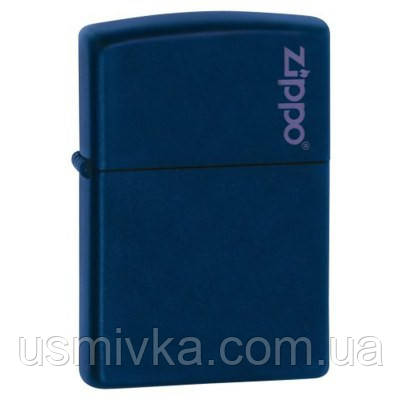 Запальничка бензинова Zippo 239 ZL Zippo Logo (Синій матовий).