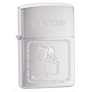 Запальничка бензинова Zippo 28574 ZIPPO IT WORKS.